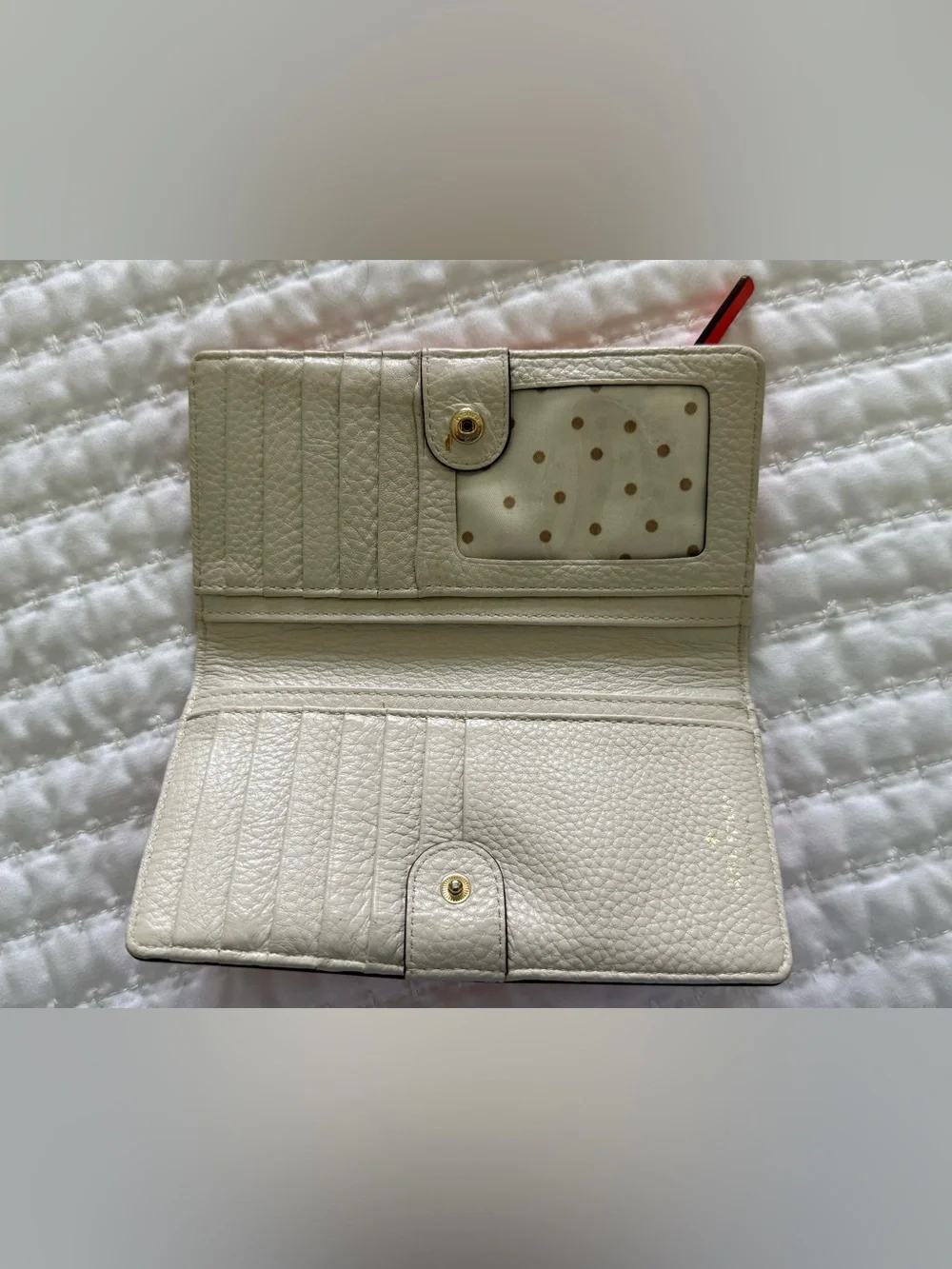 Kate Spade Orange Continental Wallet